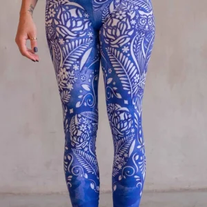 Werkshop leggings porcelain owl